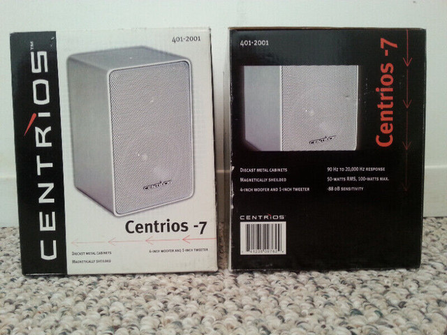 Centrios Speakers, Set of 2 in General Electronics in Kingston - Image 2