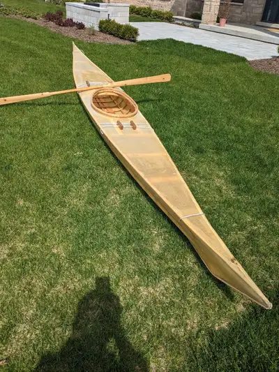 Kayak- Inuit style skin kayak , View more
