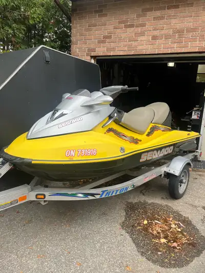 Selling a 2003 Sea-Doo GTX 185 hp supercharged and good shape for the year. The Seadoo runs Great, v...