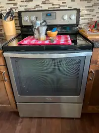 30” stainless steel whirlpool stove