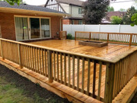 Decking and fencing 