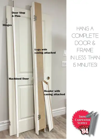 Hang a complete door & frame in less than 15 minutes. Buy from one of the largest manufacturers of P...