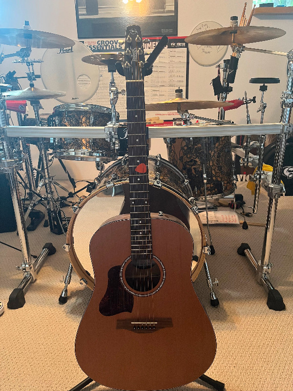 Seagull S6 acoustic/electric left hand guitar and case in Guitars in Kawartha Lakes