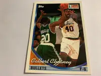 1993/94TOPPS BASKETBALL CALBERT CHEANEY CARD#250 1st Round Draft