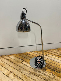 Silver desk/table lamp