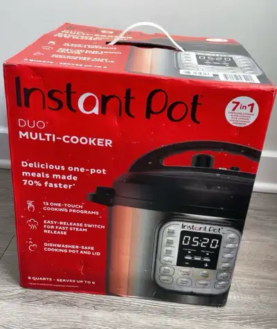 Brand New Instant Pot Duo Multi Cooker, View more