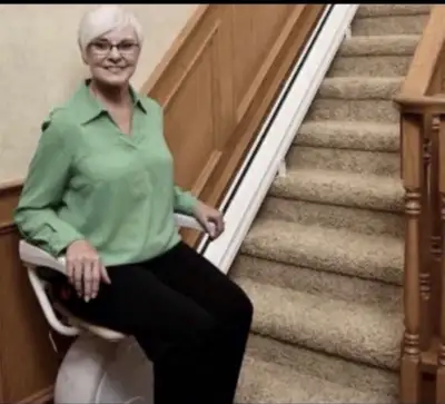 Stairlift 2 Brand New Batteries Delivery/Installation/Warranty Chair Lift for Seniors Elderly Person...