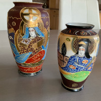 Japanese Satsuma Vases 