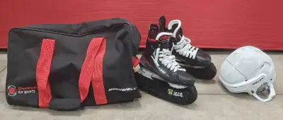 Bauer Skates, Vapor 3X c/w Helmet, Bag, View more