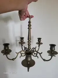 Vintage Brass Candleabra