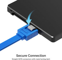 New Cable SATA III  Right Angle Data (6 Gbit/s)