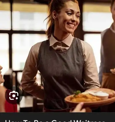 looking for a waiter , View more
