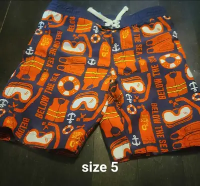 Boys size 5 swim shorts , View more