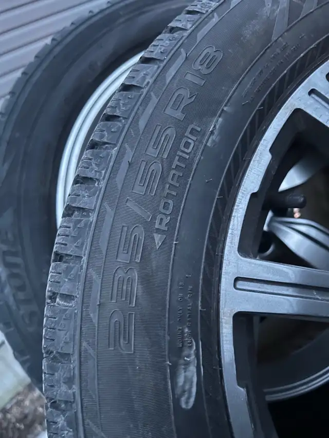 18” VW Tiguan wheels 235-55-18 Nokian Hakkappelitta winter tires in Tires & Rims in Markham / York Region - Image 3