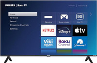 Brand New Philips Roku TV 43" 4K Ultra HD Borderless Smart TVs