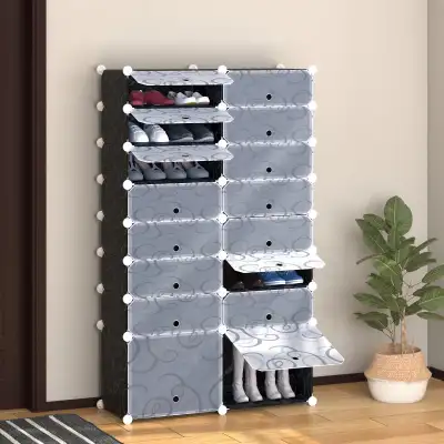 Cube Storage Organizer, 16-Cube Panels Closet Organizer, Modular, View more