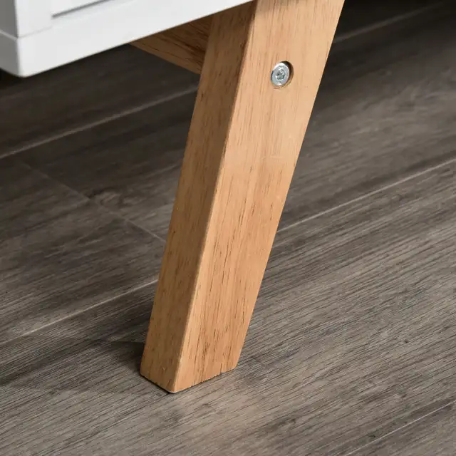 Wooden TV Stand with 2 Storage Cabinet Stand for TV's up to 65" in TV Tables & Entertainment Units in Markham / York Region - Image 11