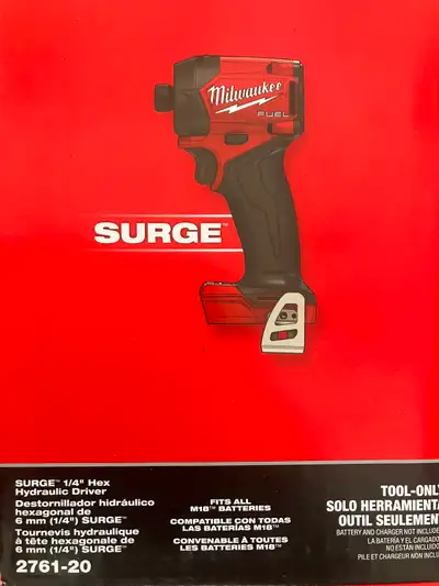 Milwaukee M18 Surge Impact driver., View more
