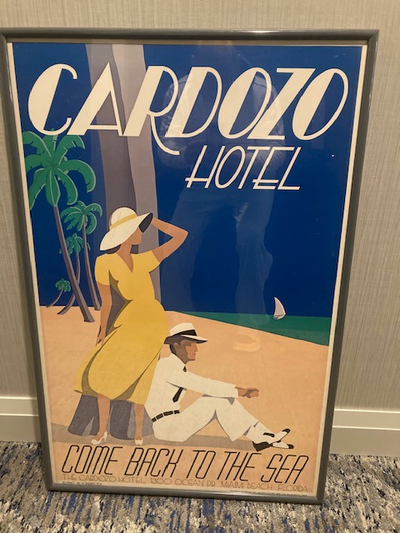 Art Deco Hotel Cardozo Come Back To The Sea by Woody Vondracek, View more