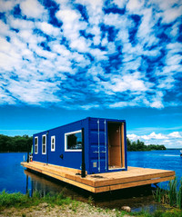 Floating Shipping Container Cottage, Builders Package