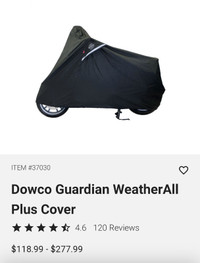 Dowco weatherproof motorcycle cover