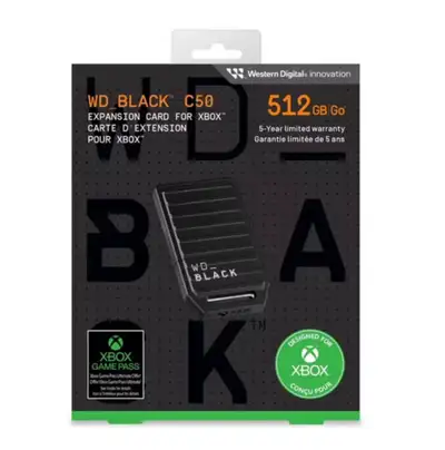 WD_Black external hard drive for Xbox 512gb, View more