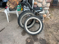 White wall tires in fare shape rear and good shape front