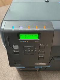 Epson C7500G label printer