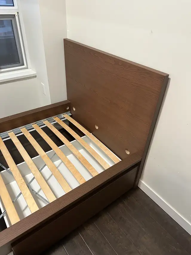ikea Twin bed frame * Like new * Free Delivery  in Beds & Mattresses in Vancouver - Image 3