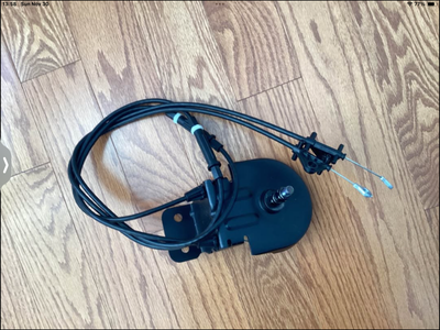 Snowblower part Cable rotator assembly Fits machines listed in picture and picture gives part number