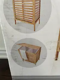 Brand new bamboo hamper all measurements are on the box