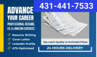 -✍Write-Professional Resume--CV--Cover Letter & LinkedIn-Profile