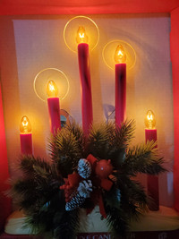 Vintage Christmas candelabra 