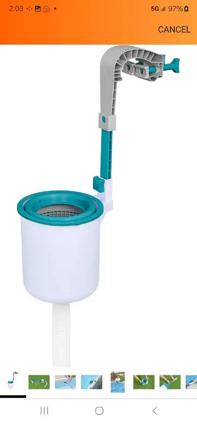 Keep your pool sparkling clean with this brand new Intex Deluxe Wall Mount Surface Skimmer! It easil...