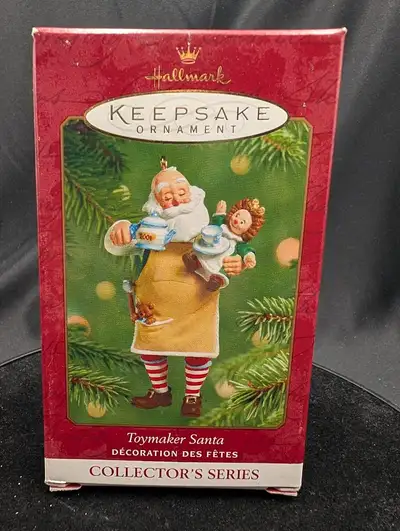 2001 Hallmark Keepsake Toymaker Santa Christmas Ornament NIB, View more