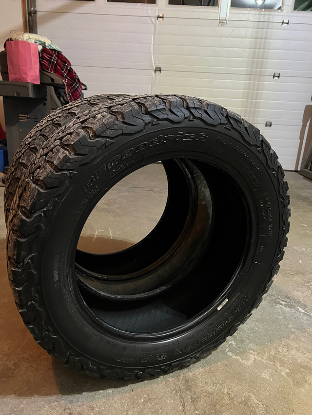 2  Bf Goodrich all terrain K02  275/55/20  , decent condition  in Other in Calgary