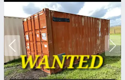 I'm looking for a cheap seacan or storage shed. Let me know what you have! Text/call 587-777-3606