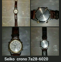 SEIKO Crono montre/prend echange audio vintage 70s