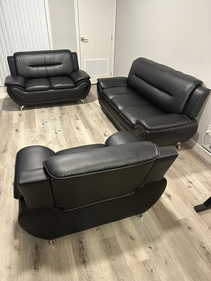 Couch Loveseat Chair 3 Piece Living Room Set Couches & Futons