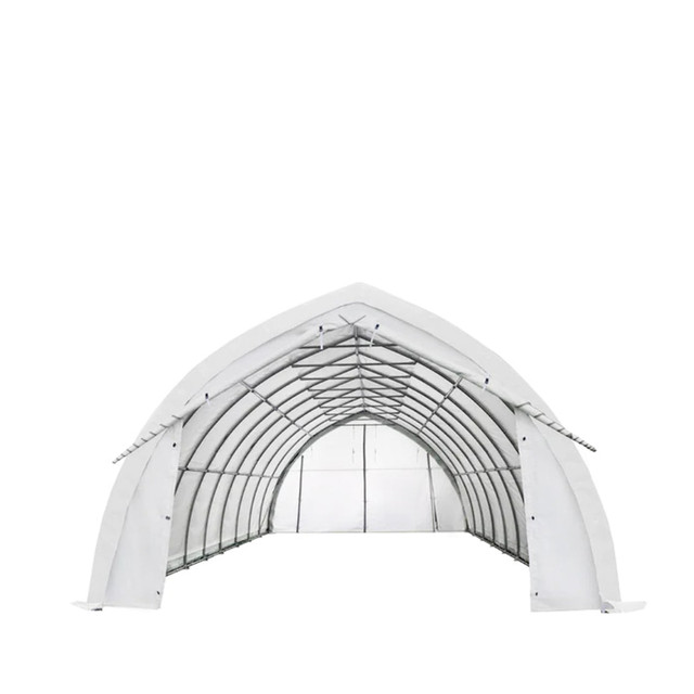 New 20ft x 40ft x 12ft Peak Shelter, Heavy Duty 17oz PVC Cover in Other in Peterborough - Image 3