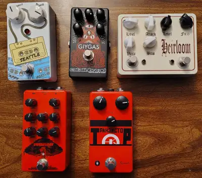 Fuzz, Octave, Filter, Noise, Ring Modulation Pedals, View more
