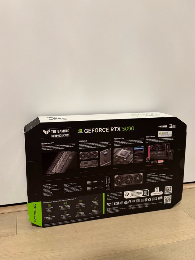 Asus TUF gaming GeForce RTX 5090 NEW in System Components in Vancouver - Image 3