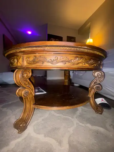 wooden coffee table, View more