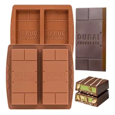 Dubai Chocolate Silicone Mold  | BPA-Free | Oven-Safe | Easy, View more