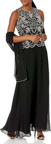 Long black formal dress