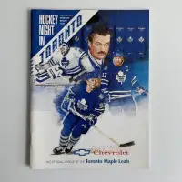 1993 Hockey Night in Toronto Magazine 