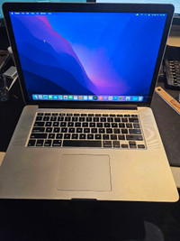 Macbook pro 15inch Quad core i7 16GB