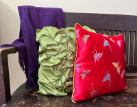 Decorative Pillows/Wool Throw