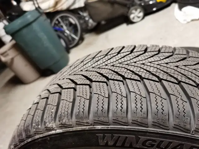 AUDI OR VW RIMS 5*112MM WITH LIKE NEW 225/45/17 NEXEN WINTER TIR in Tires & Rims in City of Toronto - Image 10