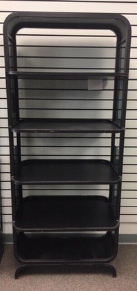 Black Metal Shelving Unit